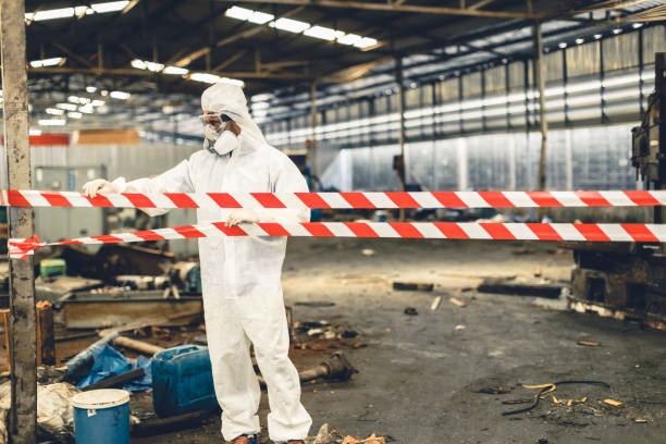 Professional Infectious Disease Decontamination technician working in Georges Mills, NH